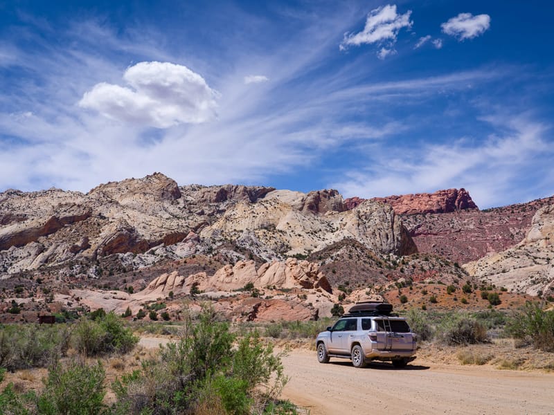 Along the Notom Bullfrog Road