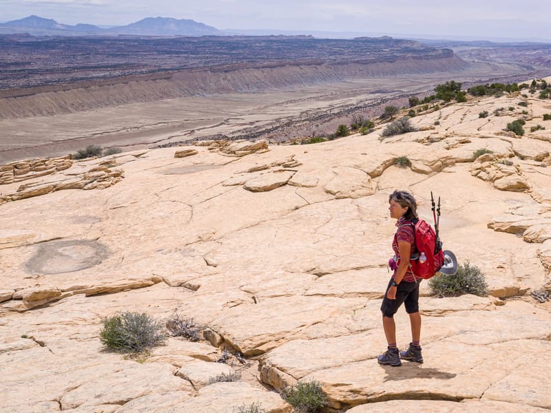 Atop the Waterpocket Fold along the Upper Muley Twist hike