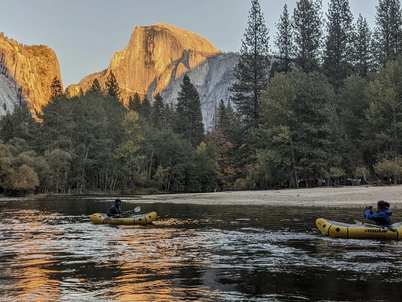 Spending cocktail hour with Half Dome