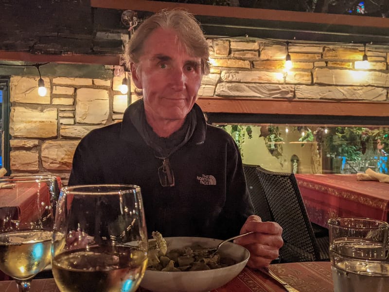 Dinner at the Treehouse Cafe