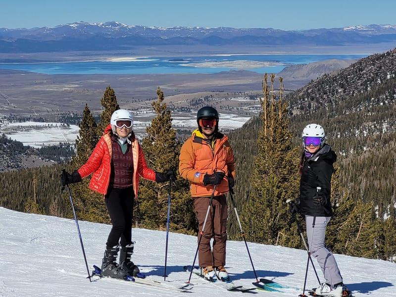 Awesome views of Mono Lake at June Lake Ski Area