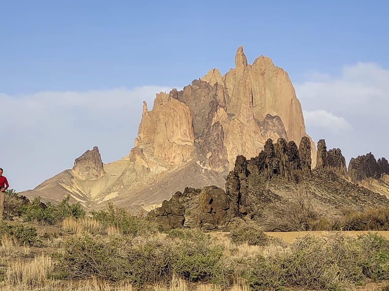 West side of Shiprock