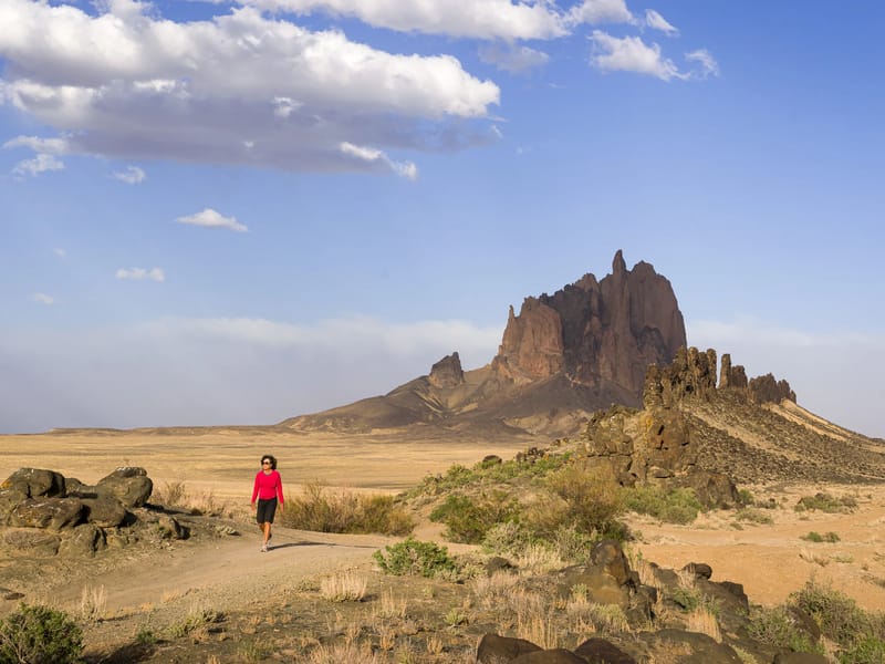 West side of Shiprock