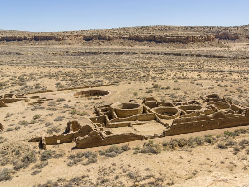View of Chetro Ketl from above