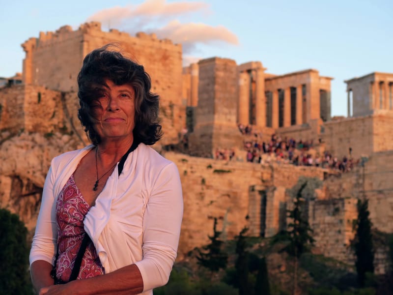 Back up Mars Hill for sunset