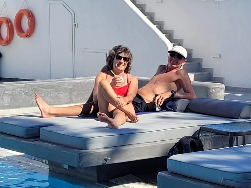 Chill time by the pool