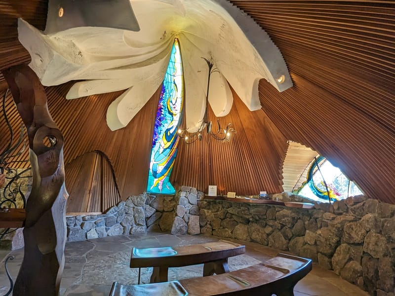 Interior of Sea Ranch Chapel
