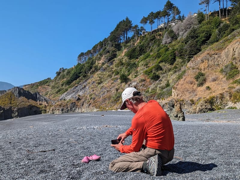 Lost shoes on the Lost Coast